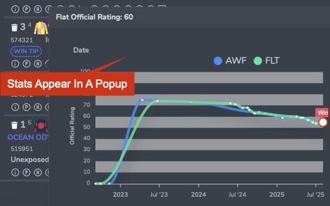 Stats Popup Settings