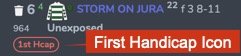 First Handicap Settings