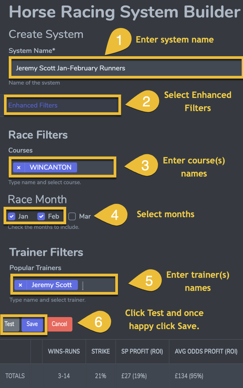 Trainer Automated System