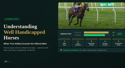 Understanding Well Handicapped Horses
