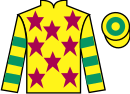 Jockey silks for He's Home Again (IRE)