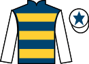 Jockey silks for Mocking (IRE)