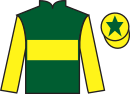 Jockey silks for Lucky Viv (IRE)