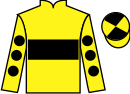 Jockey silks for Rock On Cassie (IRE)