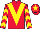 Jockey silks for Lucky Vick (IRE)
