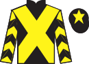 Jockey silks for Stuzzikini (IRE)