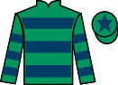 Jockey silks for Unanswered Prayers (IRE)