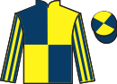 Jockey silks for He's Our Cracker (IRE)