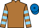 Jockey silks for Land Girl's Luck (IRE)