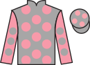 Jockey silks for Cloudy Rose