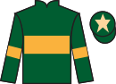 Jockey silks for Oh I Do Declare (IRE)