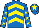 Jockey silks for Clash Gold (IRE)
