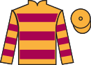 Jockey silks for Desert Halo (IRE)