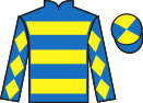 Jockey silks for A Mere Bagatelle (IRE)