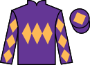 Jockey silks for Lundi Noir (FR)
