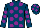 Jockey silks for Purple Sky (IRE)