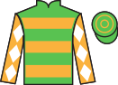 Jockey silks for Autumn Getaway (IRE)