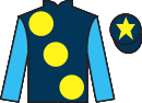 Jockey silks for Champagne Twist (IRE)