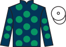Jockey silks for Never Shout Never (IRE)