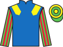 Jockey silks for Dawn Coming (IRE)